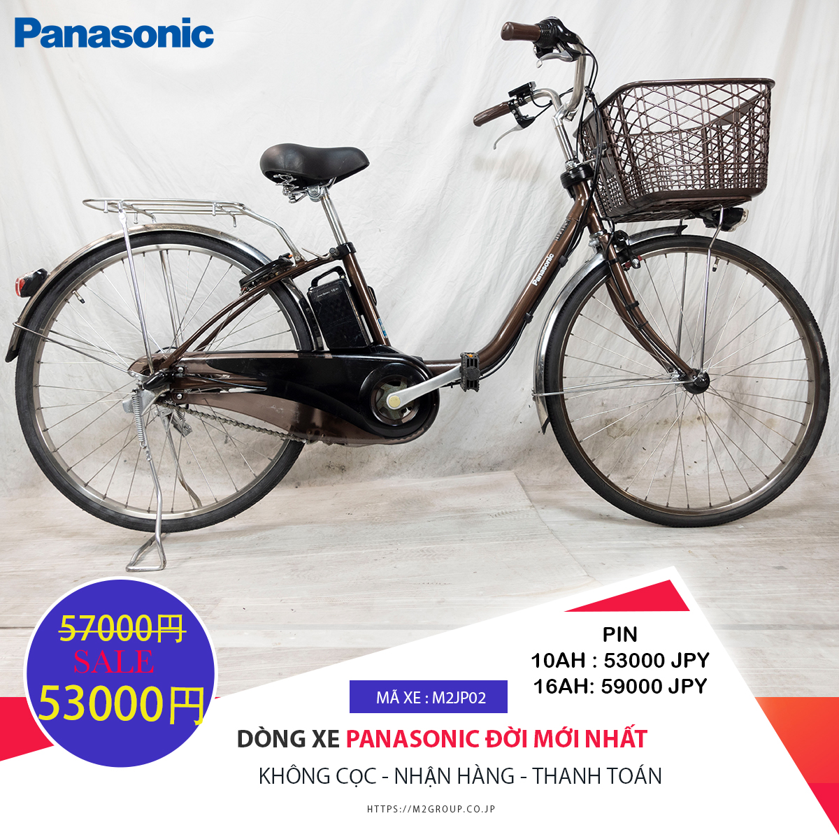 Dòng xe Panasonic đời mới, tình trạng xe còn đẹp - M2JP02