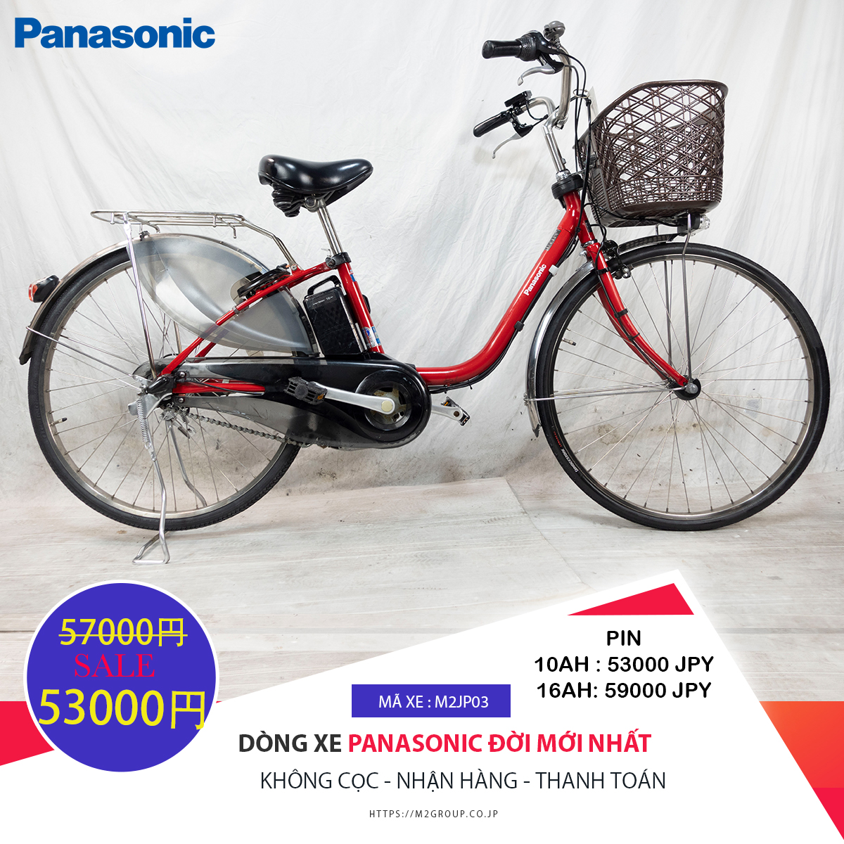 Dòng xe Panasonic đời mới, tình trạng xe còn đẹp - M2JP03