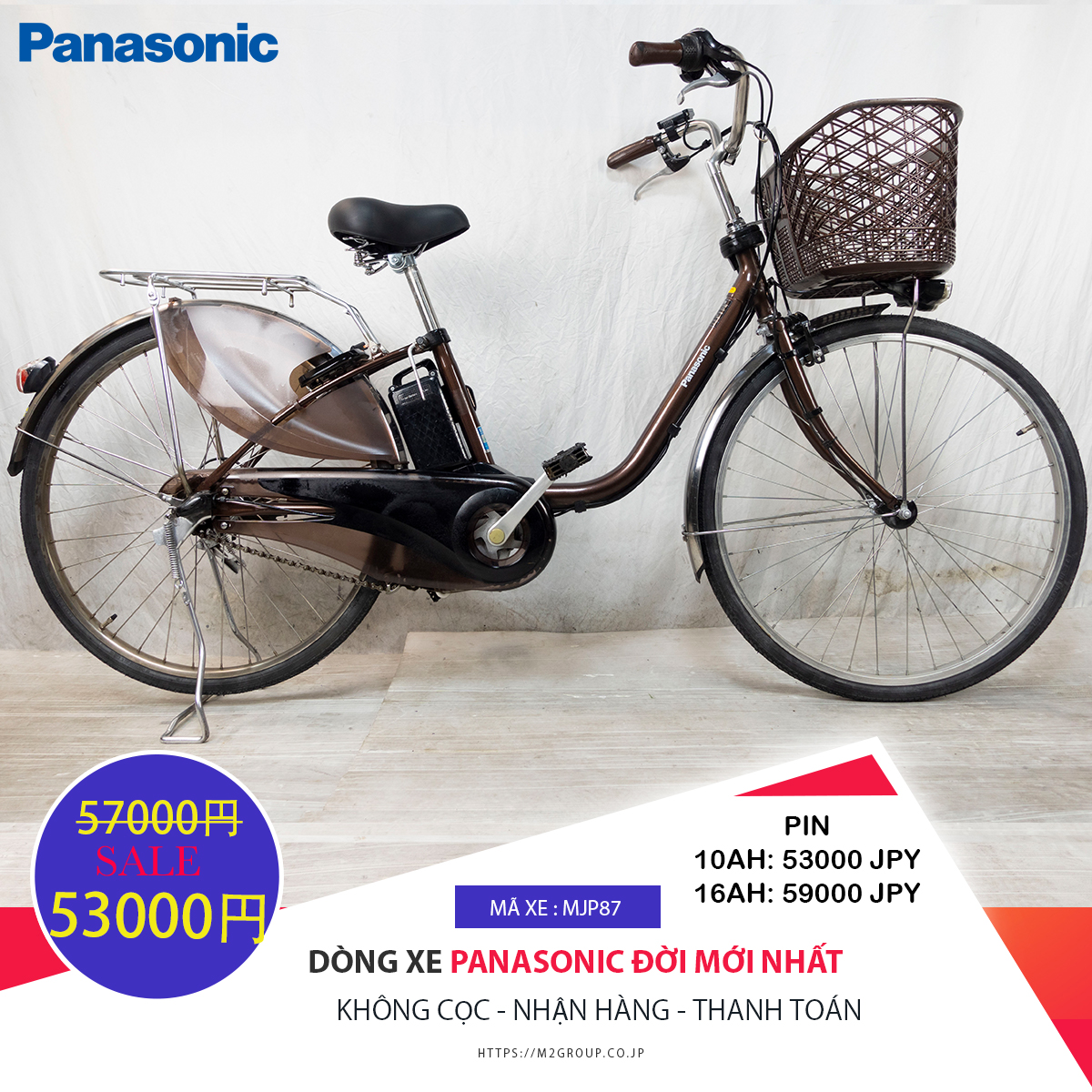 Dòng xe Panasonic đời mới, tình trạng xe còn đẹp - M2JP87