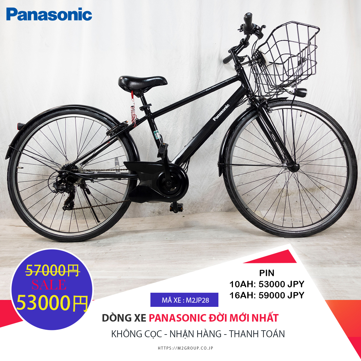 Dòng xe Panasonic đời mới, tình trạng xe còn đẹp - M2JP28