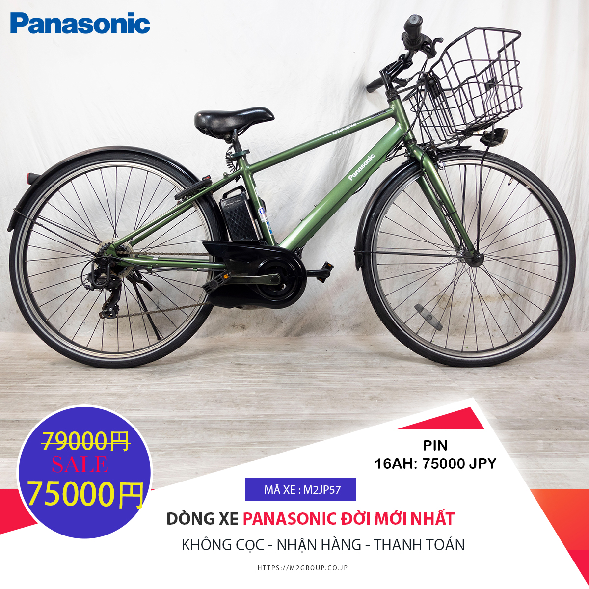 Dòng xe Panasonic đời mới, tình trạng xe còn đẹp - M2JP57